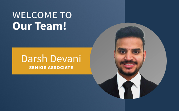 Welcome Darsh Devani