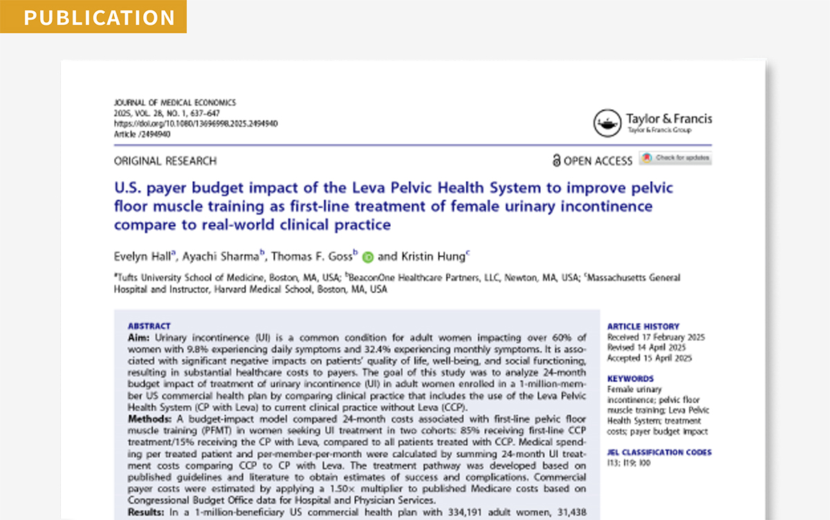 Budget-Impact Levi Pelvic Health Systemealth System Budget-Impact Levi Pelvic Health Systemealth System